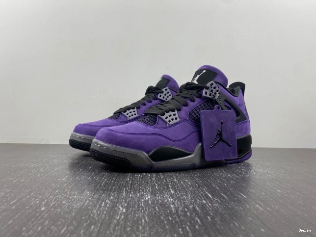 Bmlin Scott Jordan Air 4 x Suede Purple Travis 0720